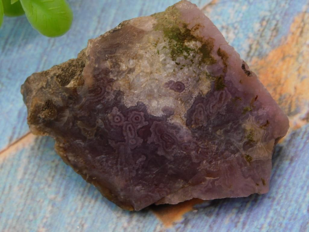 Luna Agate Rock Stone Lapidary Specimen: Luna Agate Rock Stone Lapidary Specimen