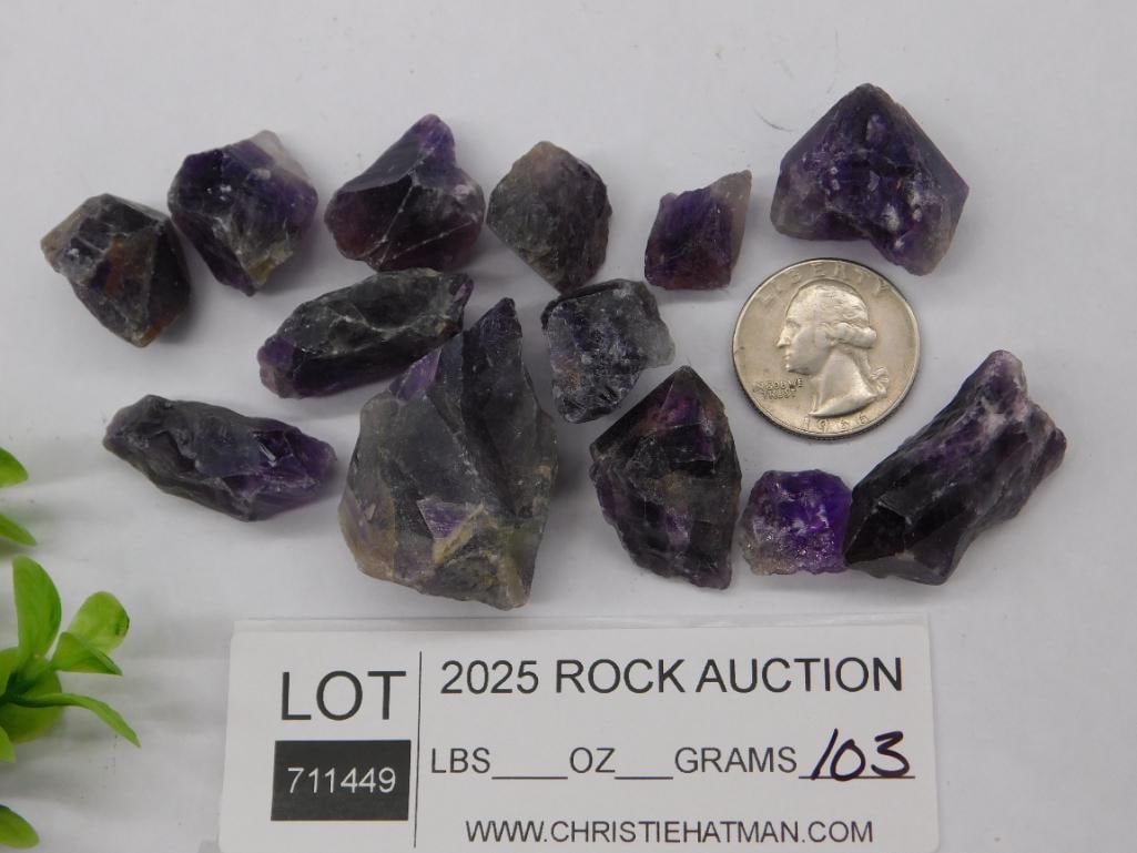 Amethyst Rock Stone Lapidary Specimen - 2