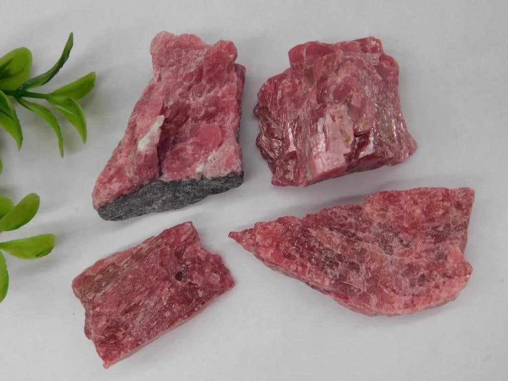 Gem Rhodonite Rock Stone Lapidary Specimen: Gem Rhodonite Rock Stone Lapidary Specimen