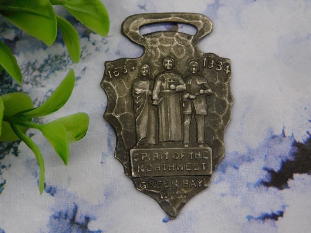 1934 Green Bay Fort of the Northwest Souvenir Medal: 1934 Green Bay Fort of the Northwest Souvenir Medal