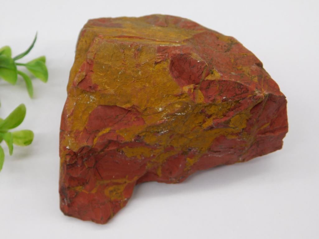 Rough Red and Yellow Jasper Specimen ROCK STONE LAPIDARY SPECIMEN: Rough Red and Yellow Jasper Specimen ROCK STONE LAPIDARY SPECIMEN