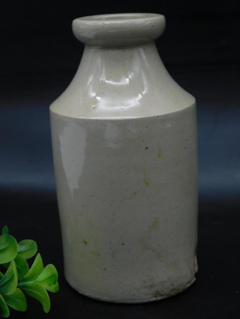 GINGER BEER RARE STONEWARE GLAZED BOTTLE VINTAGE ANTIQUE (1 of 4)