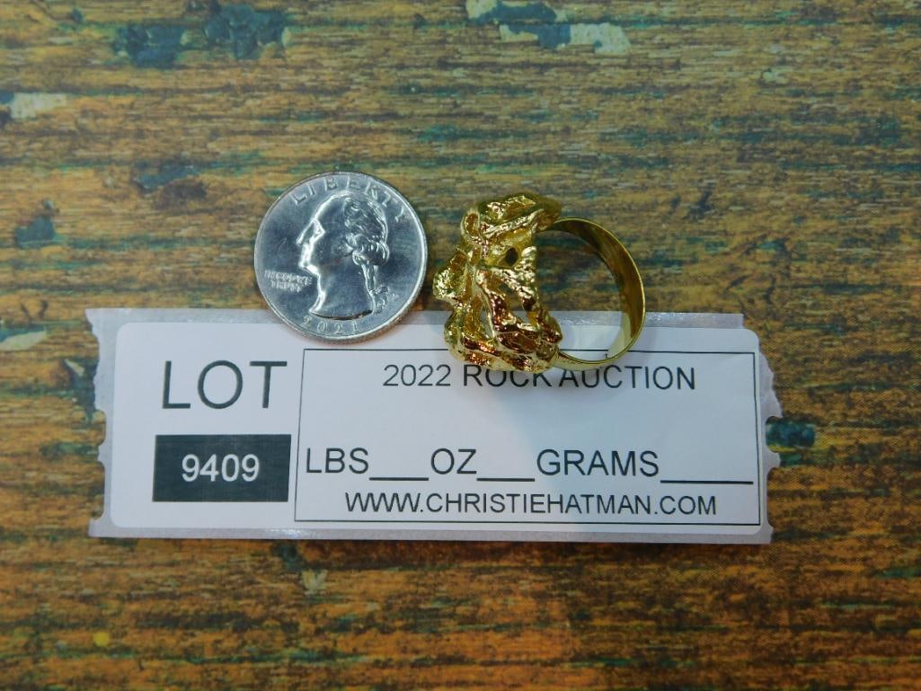 RING ROCK STONE LAPIDARY SPECIMEN - 4