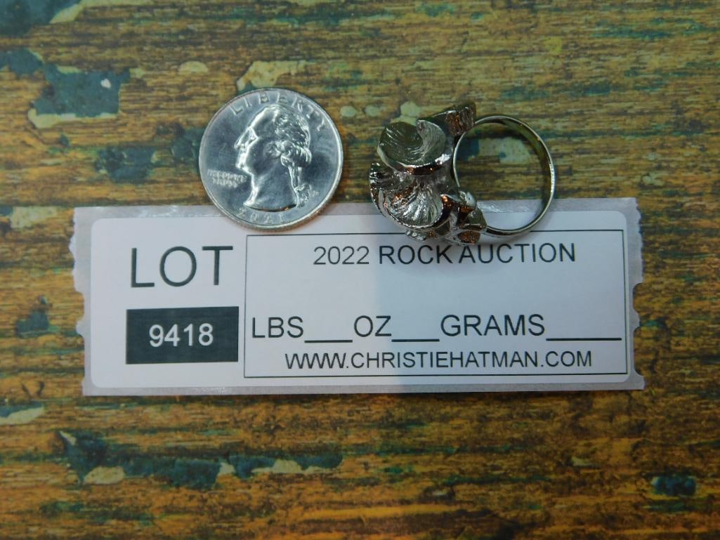 RING ROCK STONE LAPIDARY SPECIMEN - 4