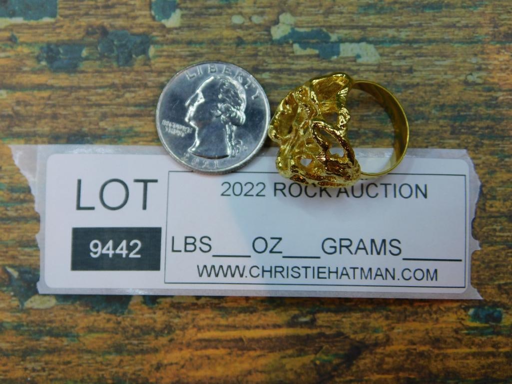 RING ROCK STONE LAPIDARY SPECIMEN - 4