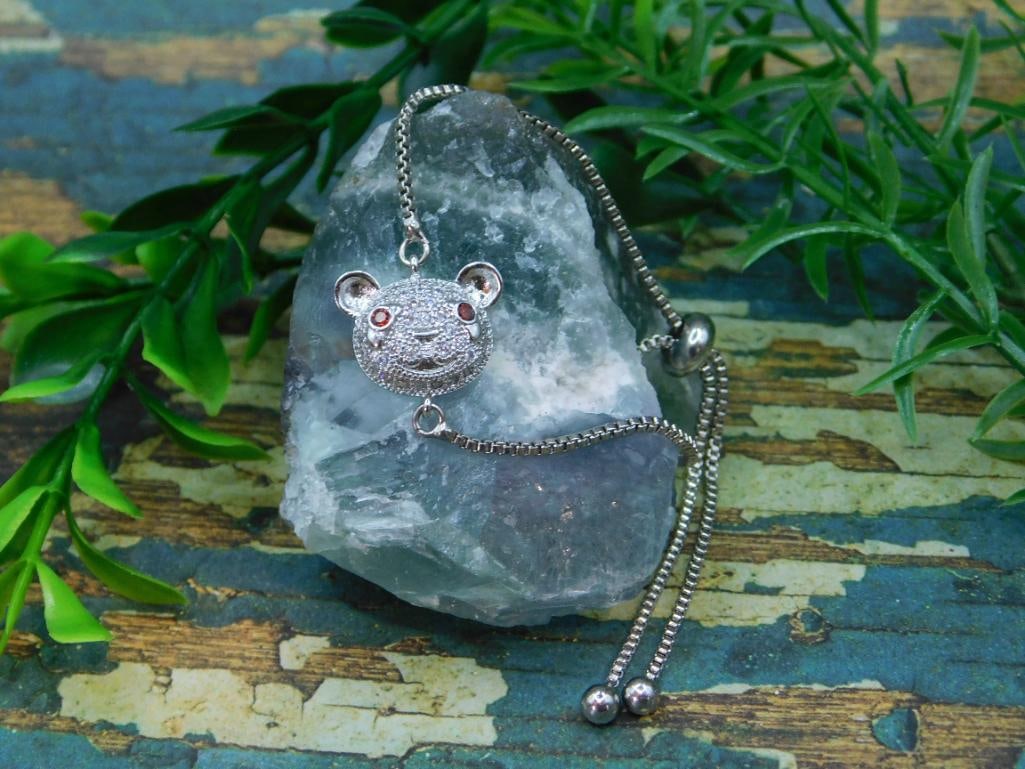 GENUINE STONE ADJUSTABLE BRACELET ROCK STONE LAPIDARY SPECIMEN: GENUINE STONE ADJUSTABLE BRACELET ROCK STONE LAPIDARY SPECIMEN