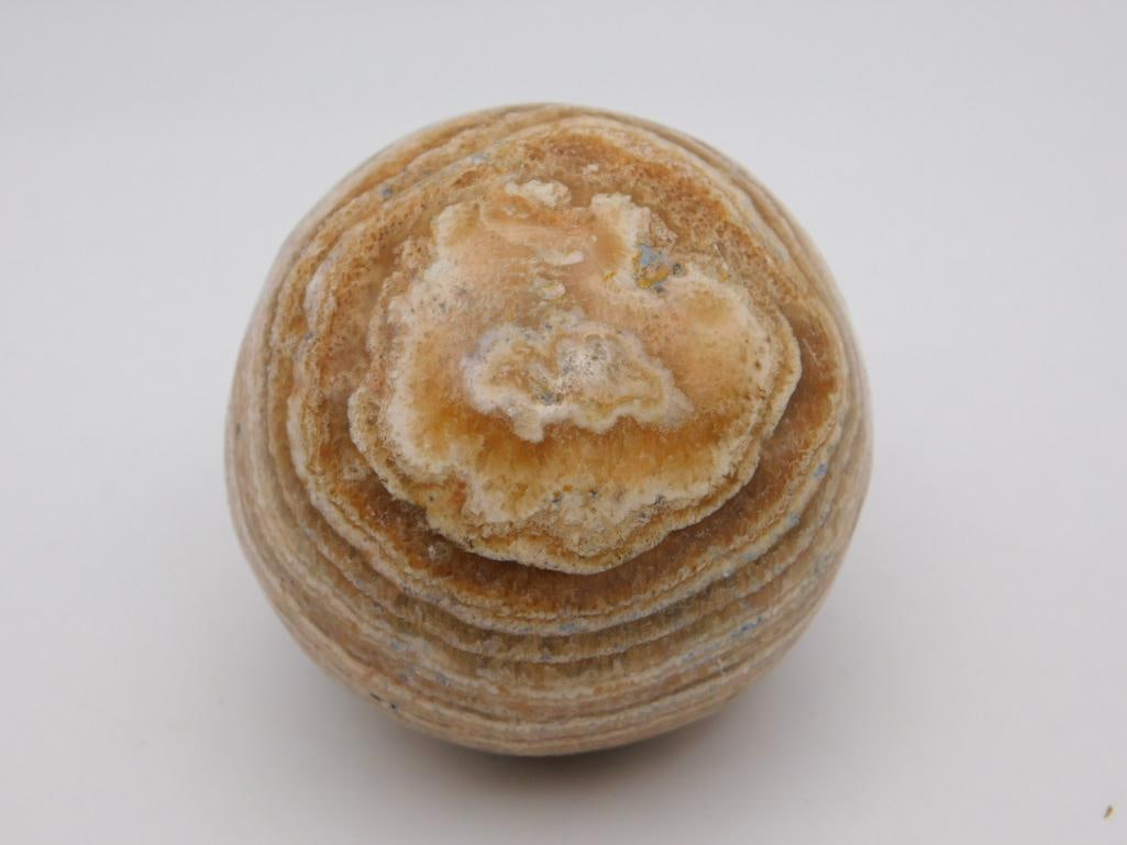 BANDED JASPER SPHERE ROCK STONE LAPIDARY SPECIMEN (1 of 2)