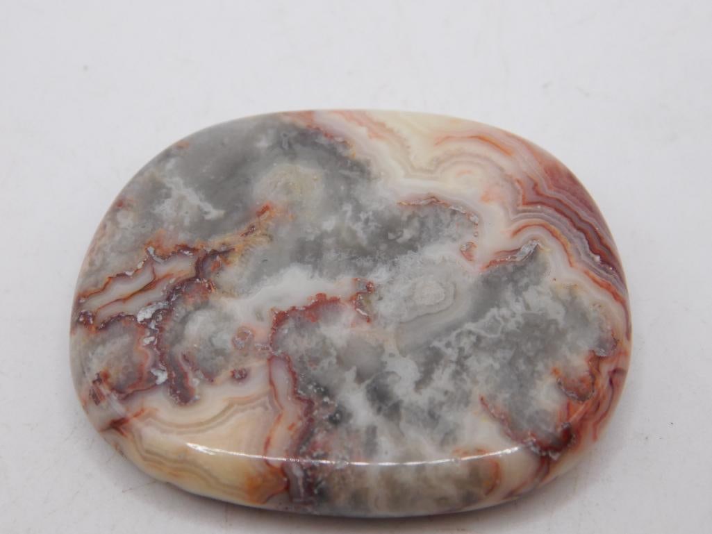 MEXICAN LACE AGATE ROCK STONE LAPIDARY SPECIMEN (1 of 2)