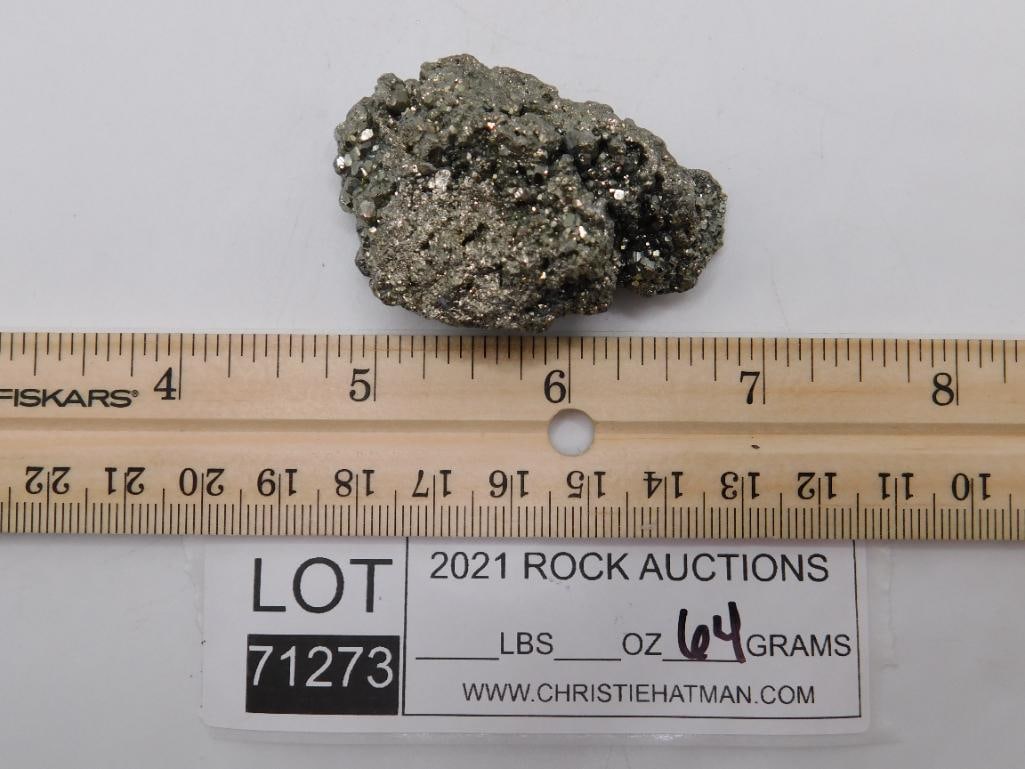 PYRITE ROCK STONE LAPIDARY SPECIMEN - 3