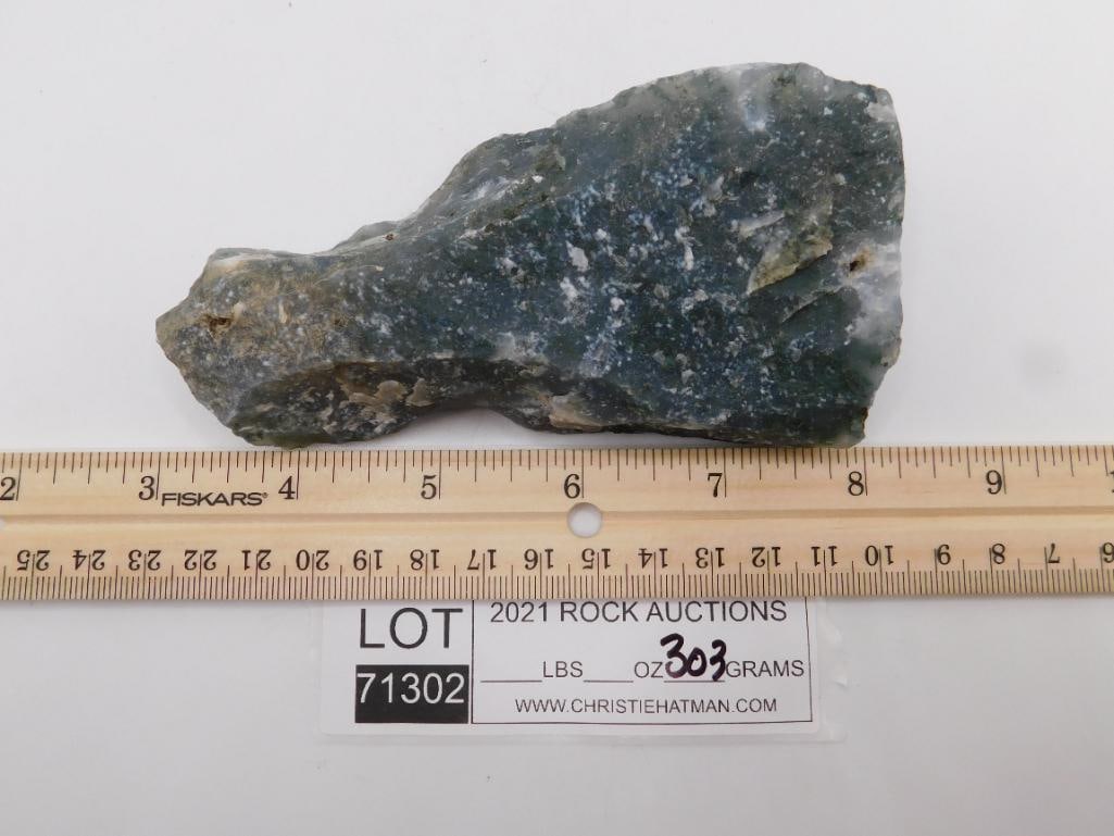 MOSS PLUME ROCK STONE LAPIDARY SPECIMEN - 3