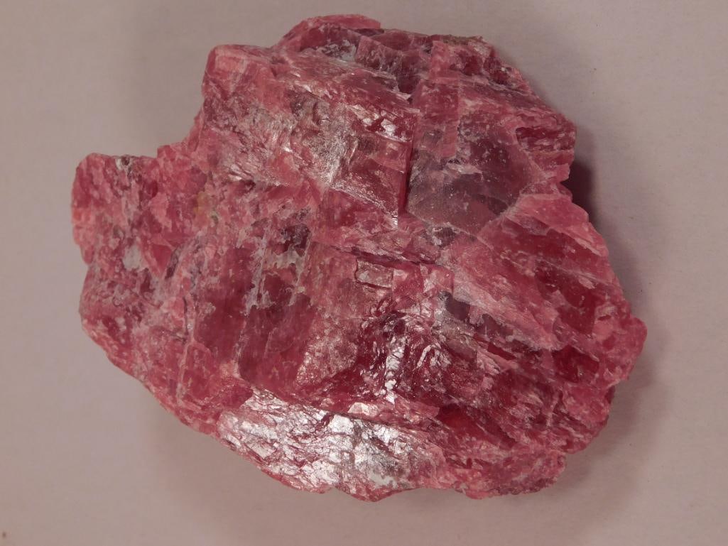 GEM RHODONITE ROCK STONE LAPIDARY SPECIMEN (1 of 3)