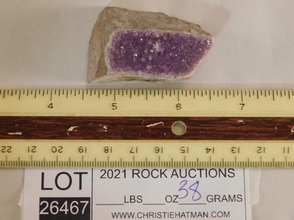 AMETHYST ROCK STONE LAPIDARY SPECIMEN - 2