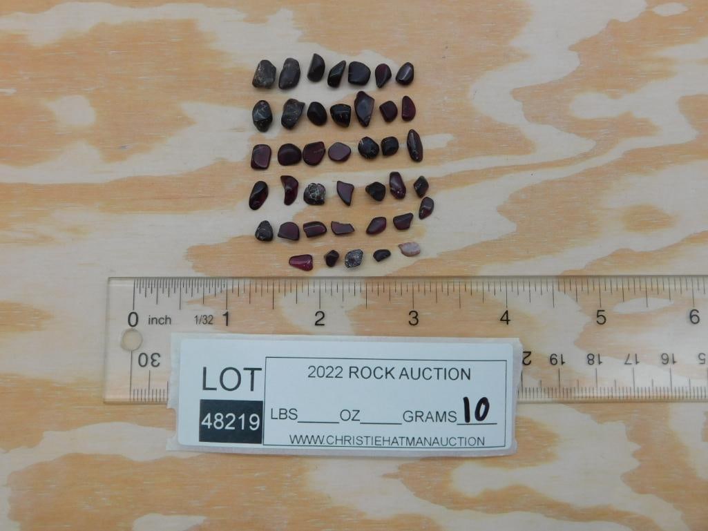 GARNET ROCK STONE LAPIDARY SPECIMEN - 2