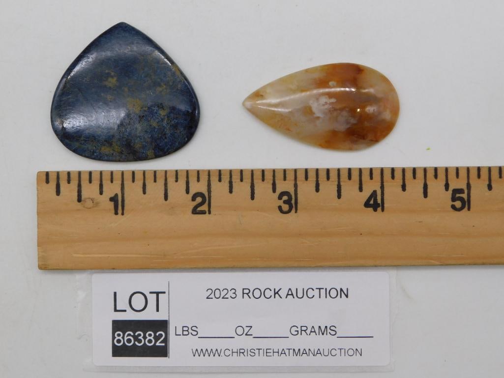 CABOCHONS ROCK STONE LAPIDARY SPECIMEN - 2