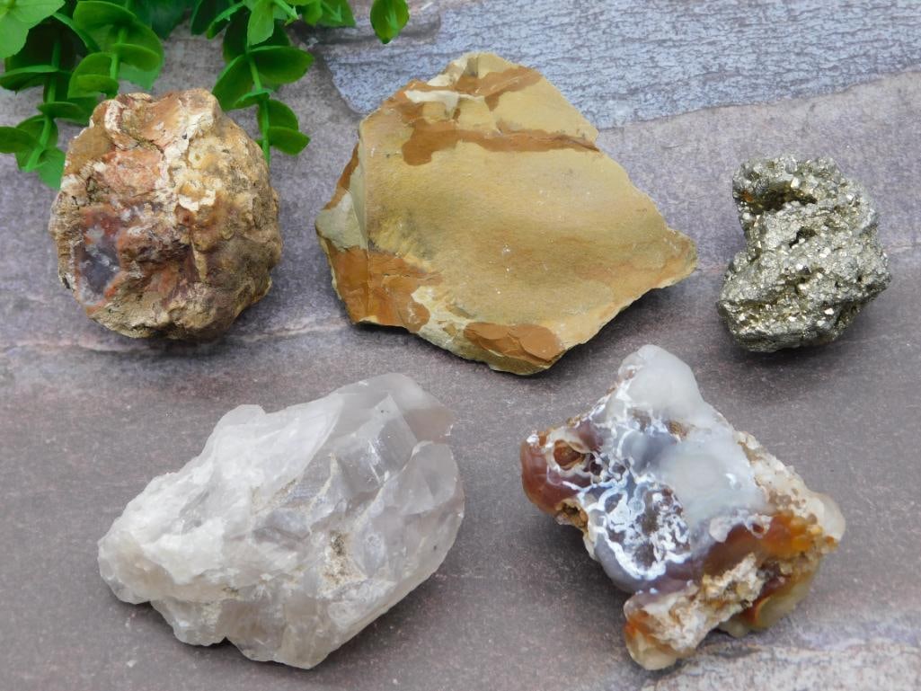 MIXED LOT ROCK STONE LAPIDARY SPECIMEN (1 of 2)