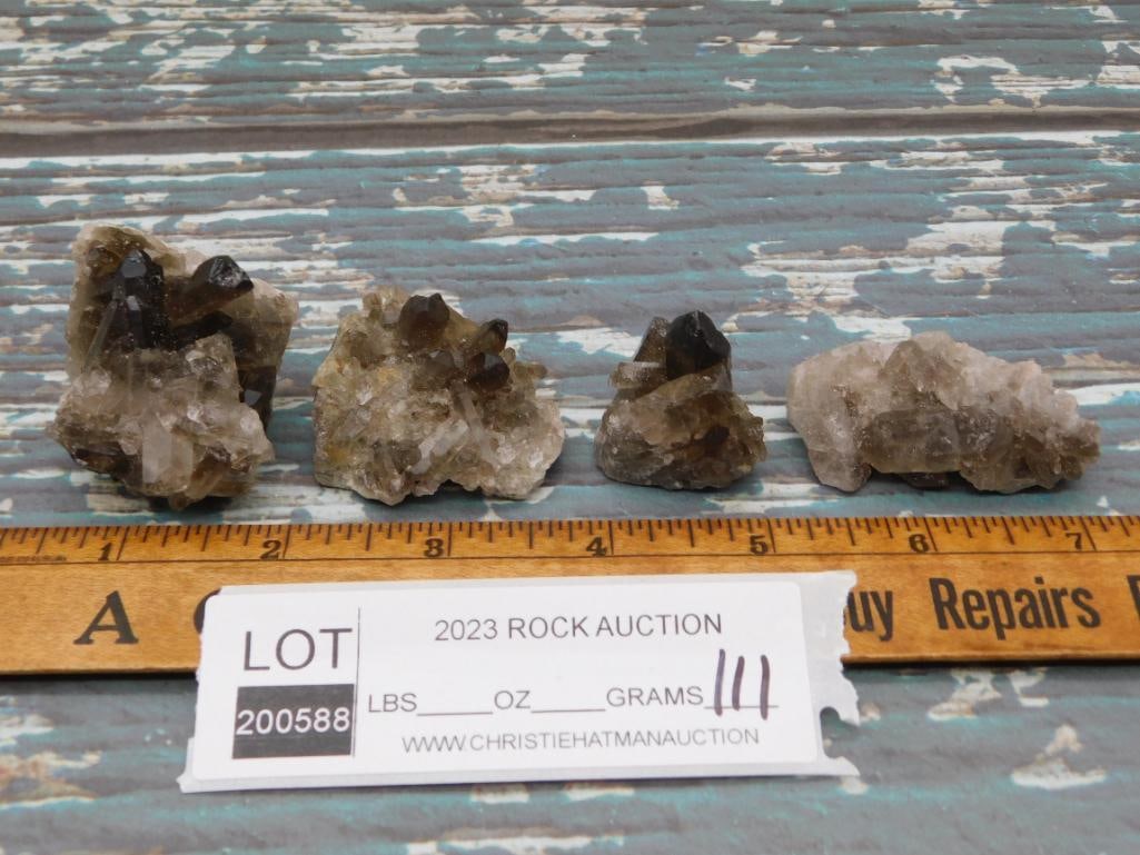 SMOKY QUARTZ ROCK STONE LAPIDARY SPECIMEN - 2