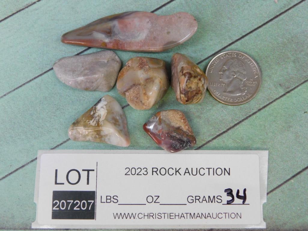 MOZARKITE ROCK STONE LAPIDARY SPECIMEN - 2