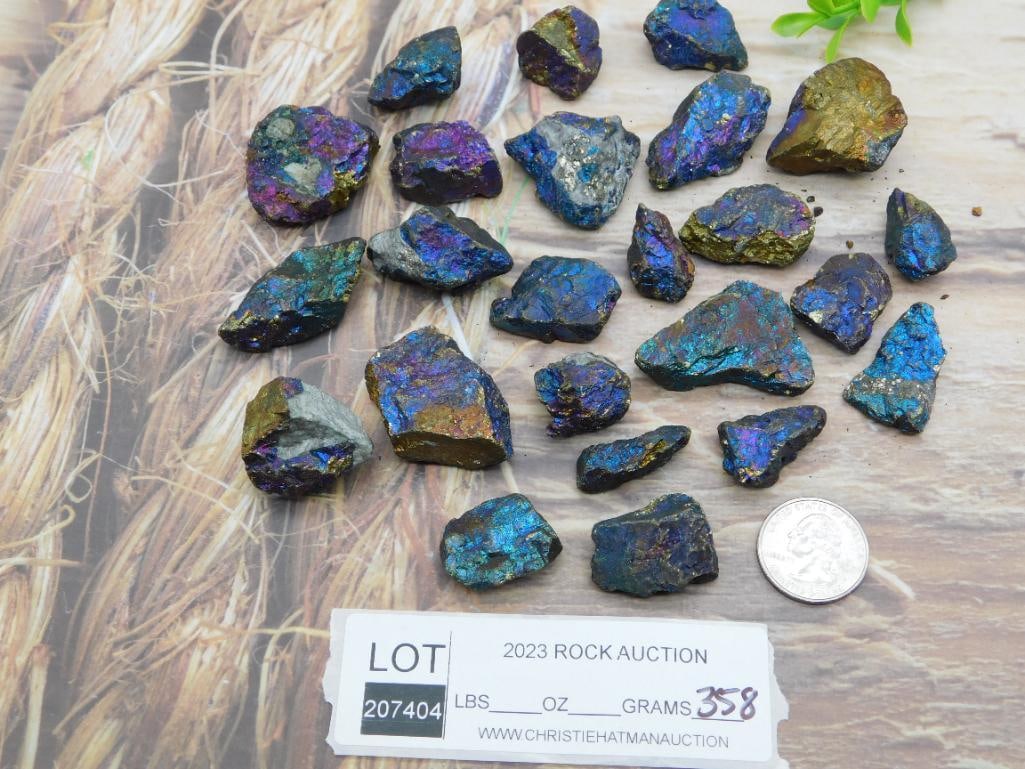 PEACOCK ORE ROCK STONE LAPIDARY SPECIMEN - 2