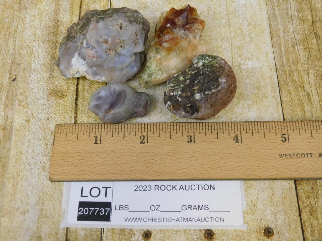 MIXED ROUGH ROCK ROCK STONE LAPIDARY SPECIMEN - 2