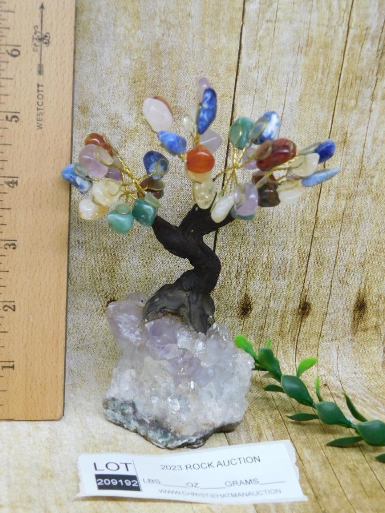 STONE TREE ROCK STONE LAPIDARY SPECIMEN - 2