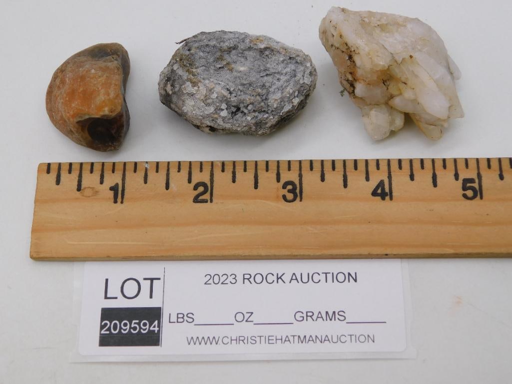 MIXED ROUGH ROCK ROCK STONE LAPIDARY SPECIMEN - 2