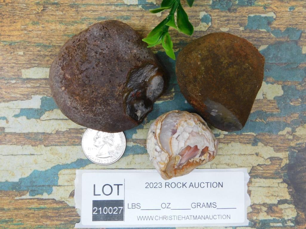 MIXED ROUGH ROCK ROCK STONE LAPIDARY SPECIMEN - 2