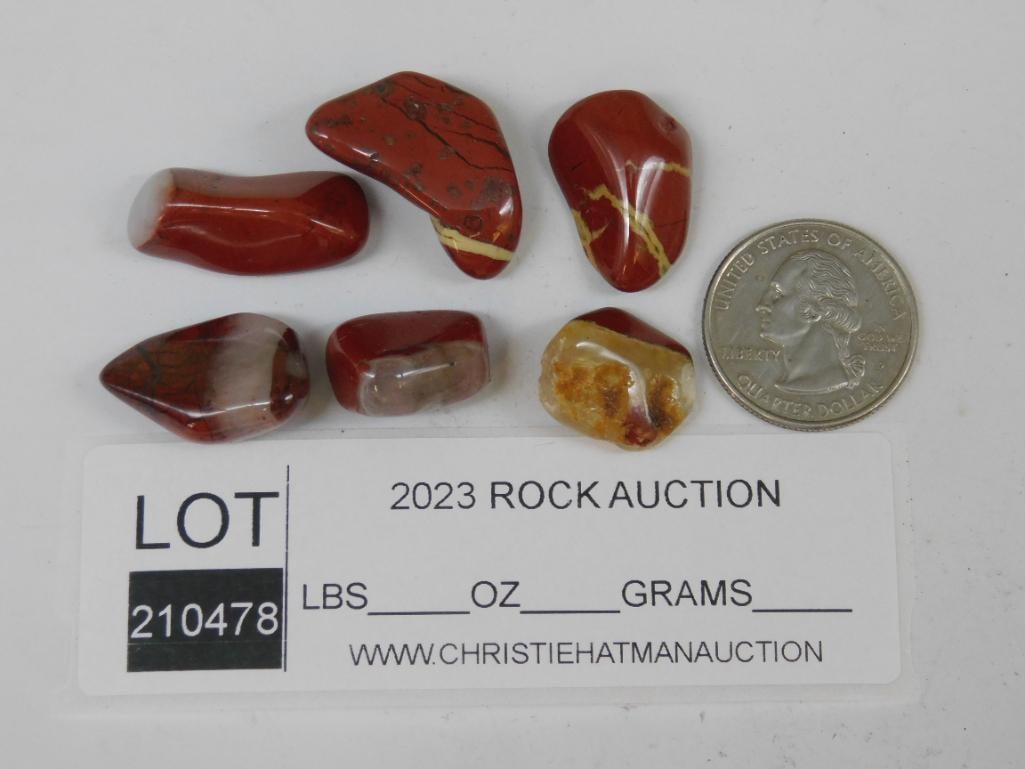 RED JASPER ROCK STONE LAPIDARY SPECIMEN - 2