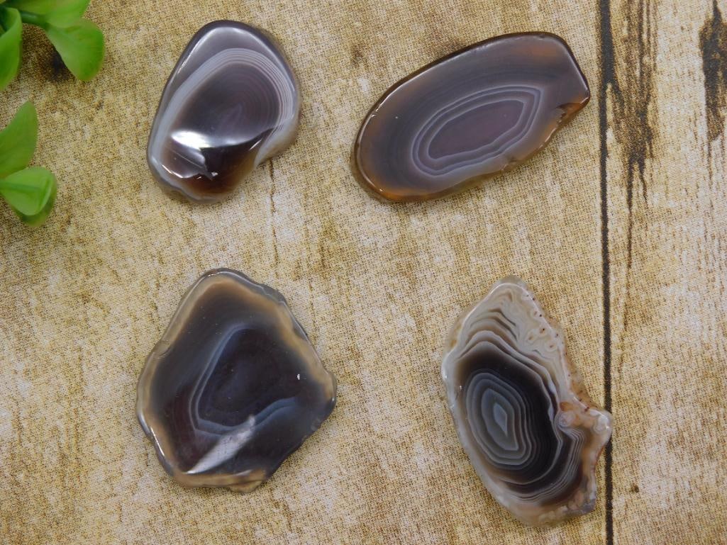 BOTSWANA AGATE ROCK STONE LAPIDARY SPECIMEN: BOTSWANA AGATE ROCK STONE LAPIDARY SPECIMEN