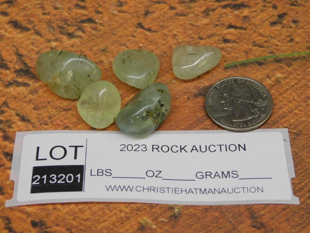 PREHNITE ROCK STONE LAPIDARY SPECIMEN - 2
