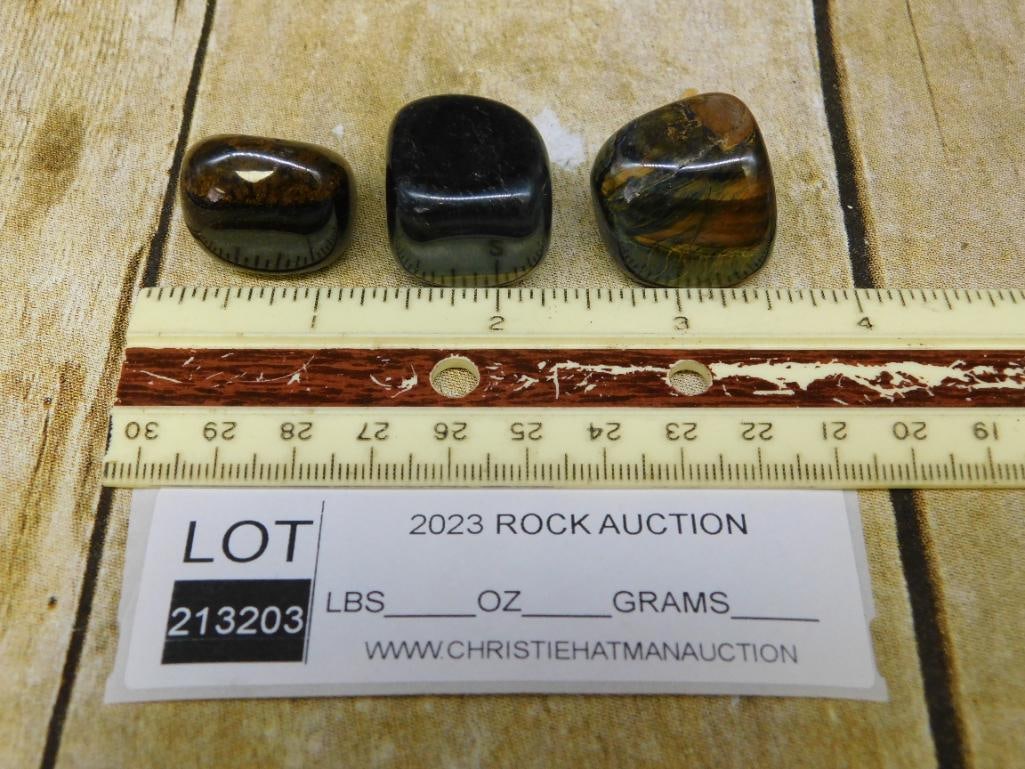TIGER EYE ROCK STONE LAPIDARY SPECIMEN - 2
