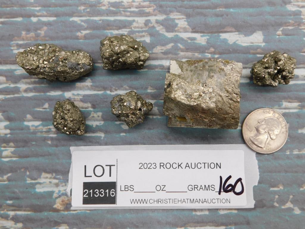PYRITE ROCK STONE LAPIDARY SPECIMEN - 2