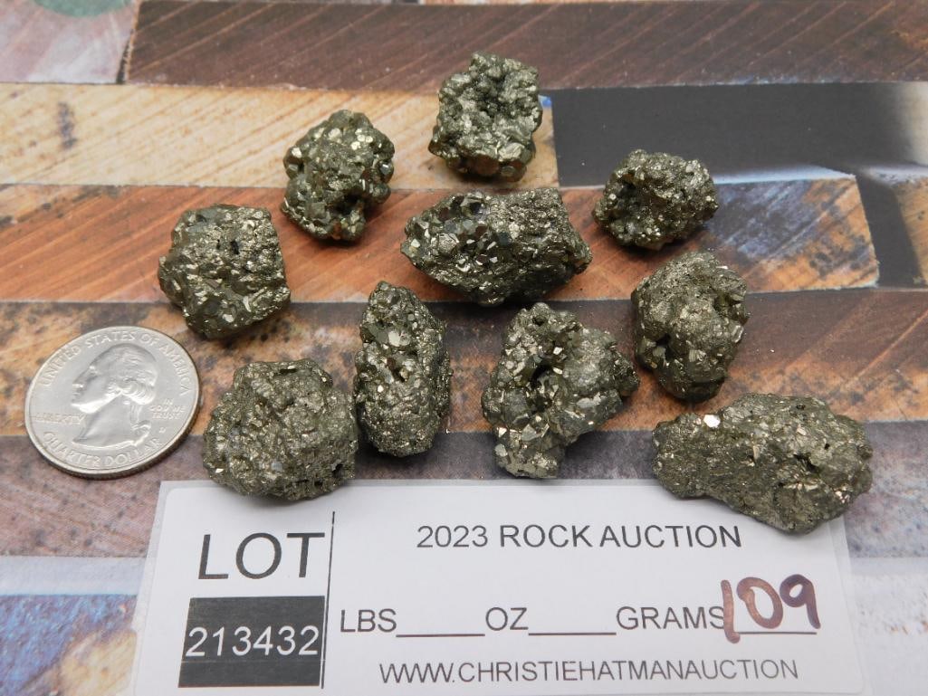 PYRITE ROCK STONE LAPIDARY SPECIMEN - 2