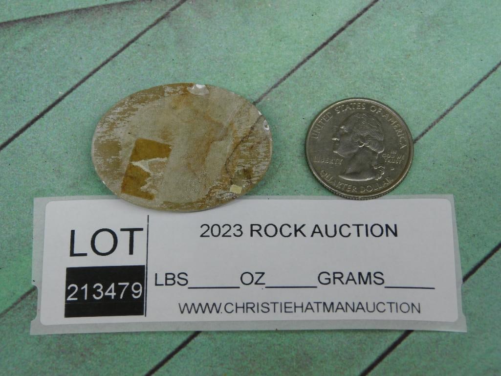 JASPER CABOCHON ROCK STONE LAPIDARY SPECIMEN - 2