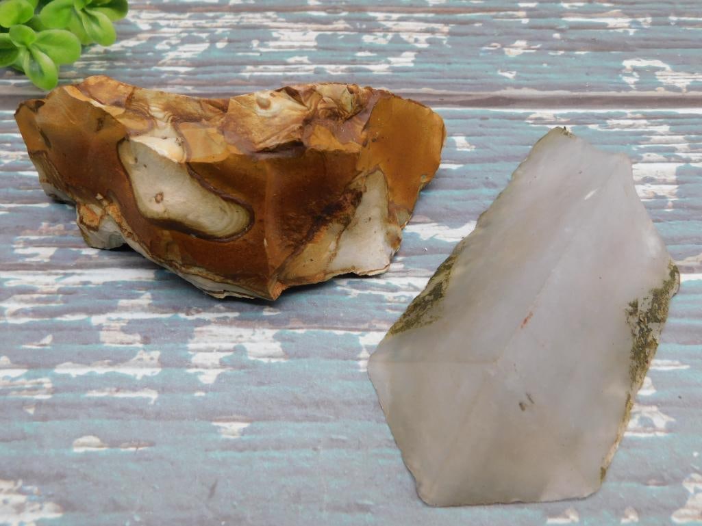 MIXED LOT ROCK STONE LAPIDARY SPECIMEN: MIXED LOT ROCK STONE LAPIDARY SPECIMEN