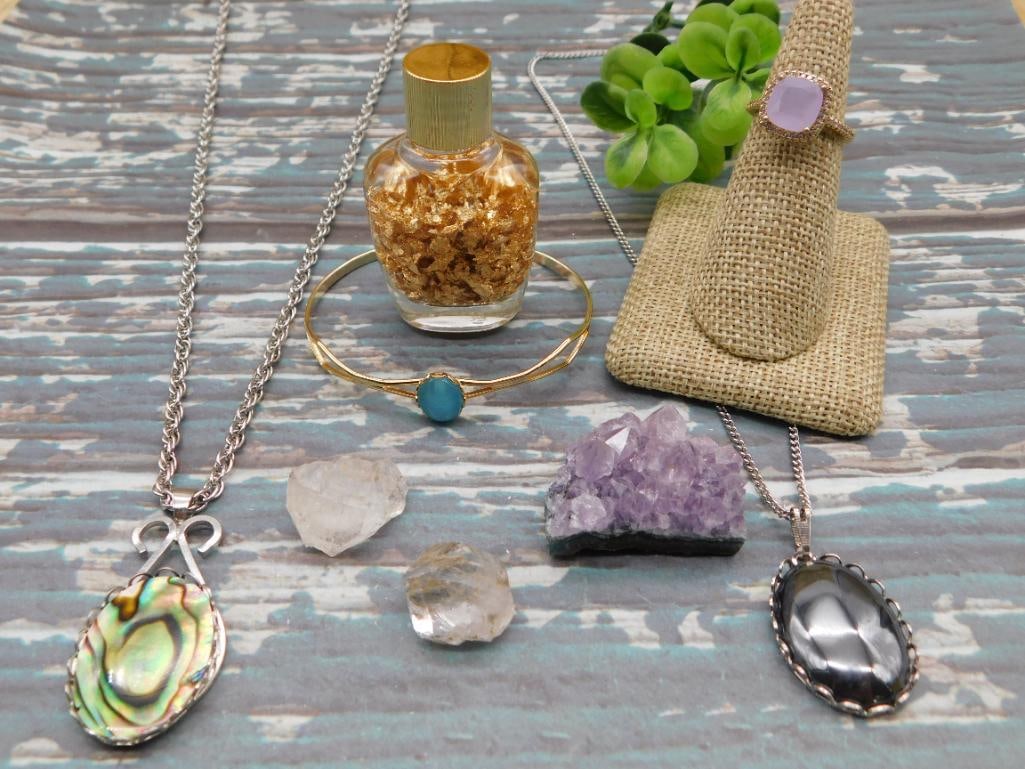 MIXED LOT ROCK STONE LAPIDARY SPECIMEN: MIXED LOT ROCK STONE LAPIDARY SPECIMEN