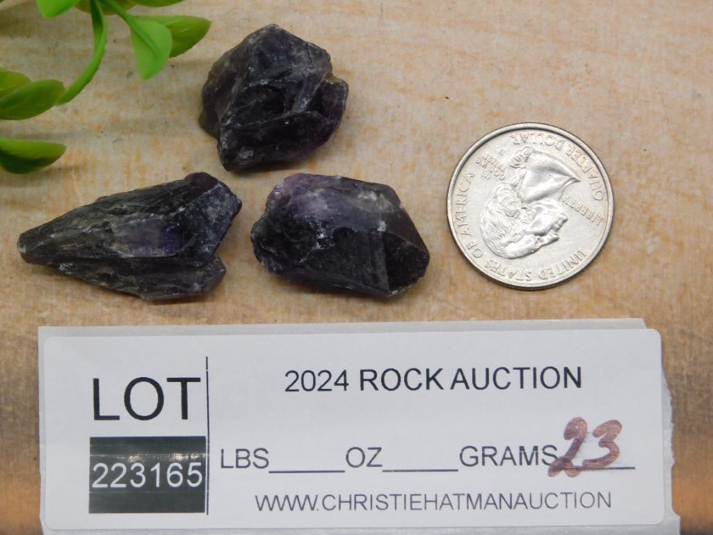 AMETHYST ROCK STONE LAPIDARY SPECIMEN - 2