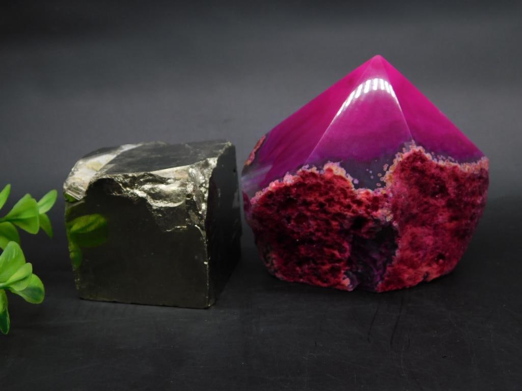 MIXED LOT ROCK STONE LAPIDARY SPECIMEN: MIXED LOT ROCK STONE LAPIDARY SPECIMEN