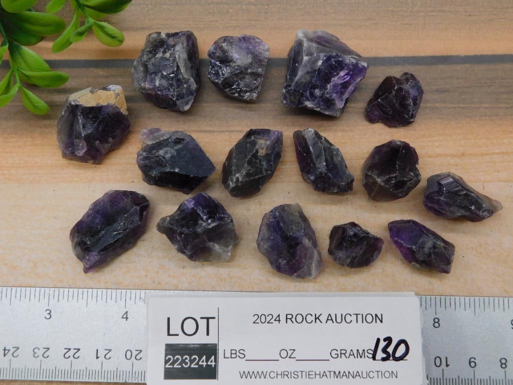 AMETHYST ROCK STONE LAPIDARY SPECIMEN - 2