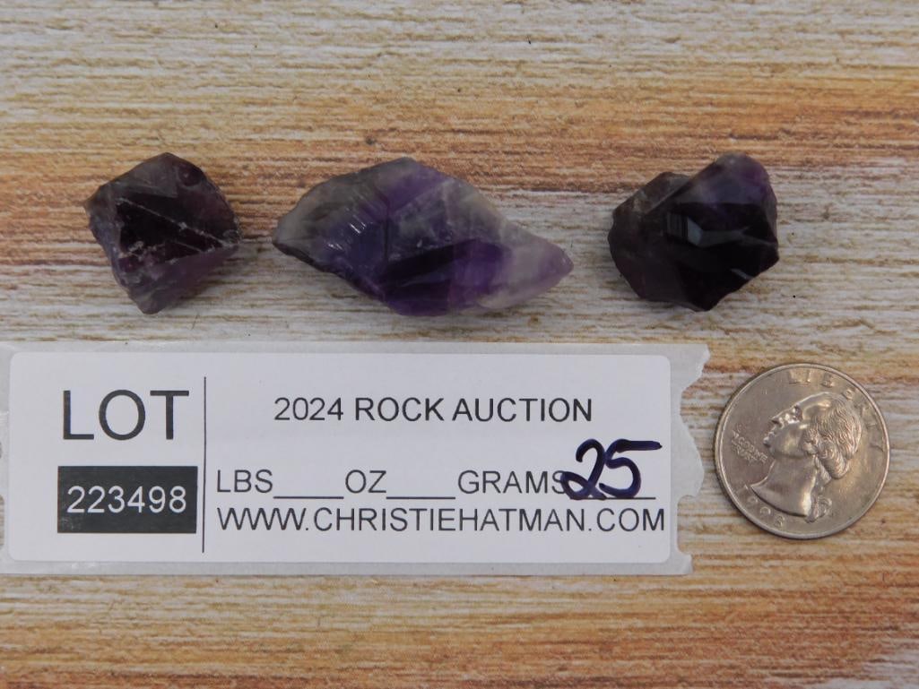 AMETHYST ROCK STONE LAPIDARY SPECIMEN - 2