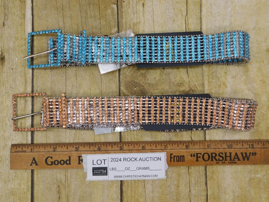RHINESTONE BELT SIZE LARGE - 2