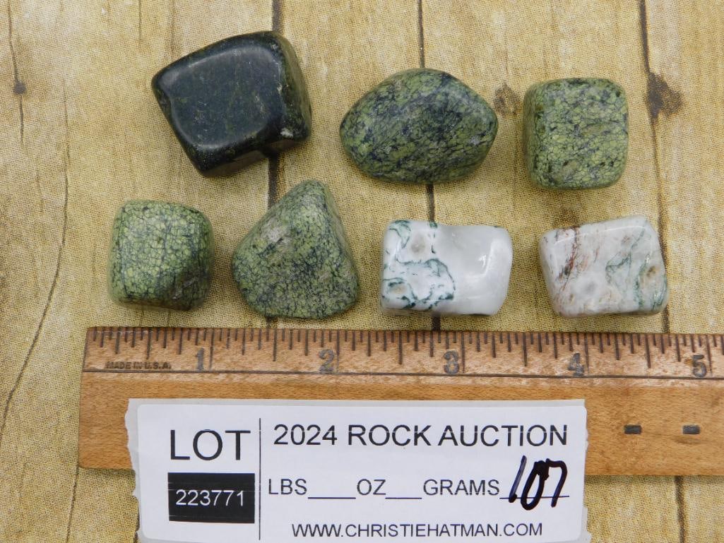 MIXED TUMBLED ROCK STONE LAPIDARY SPECIMEN - 2