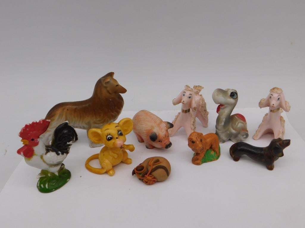 10 Assorted Animal Figurines (1 of 2)
