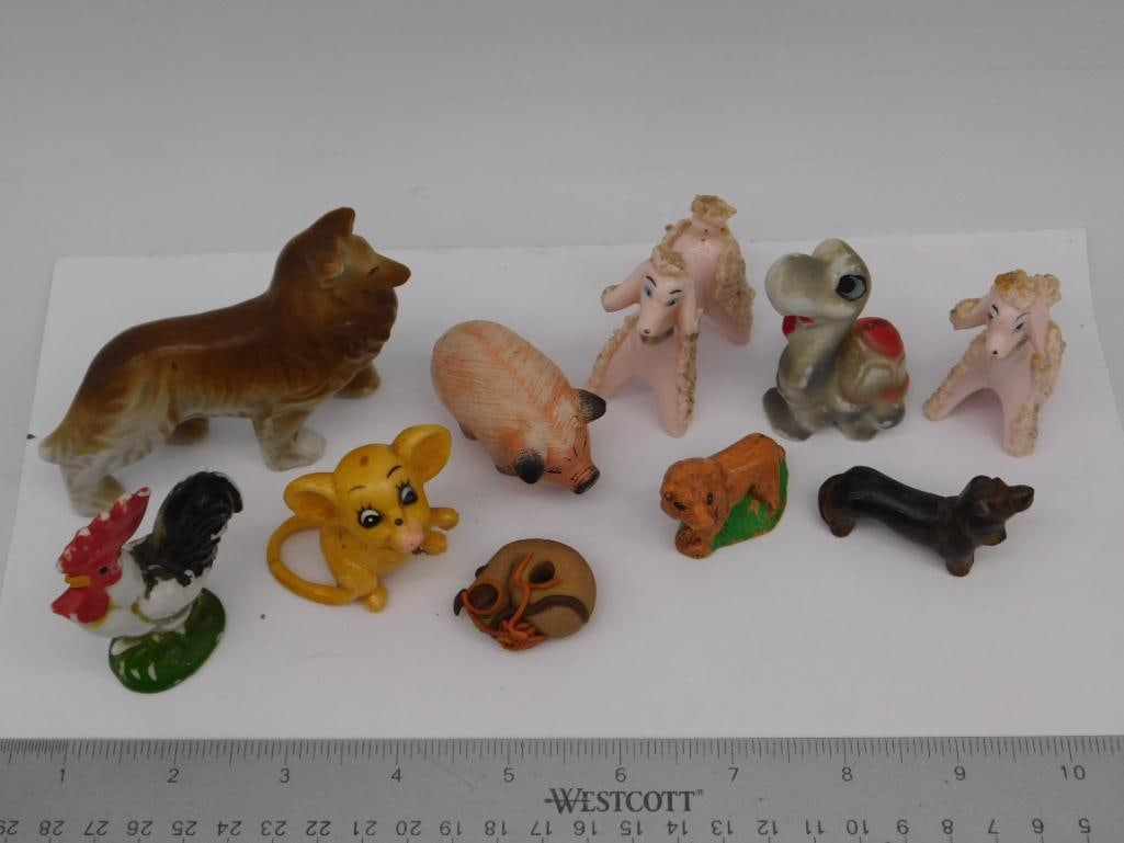 10 Assorted Animal Figurines - 2