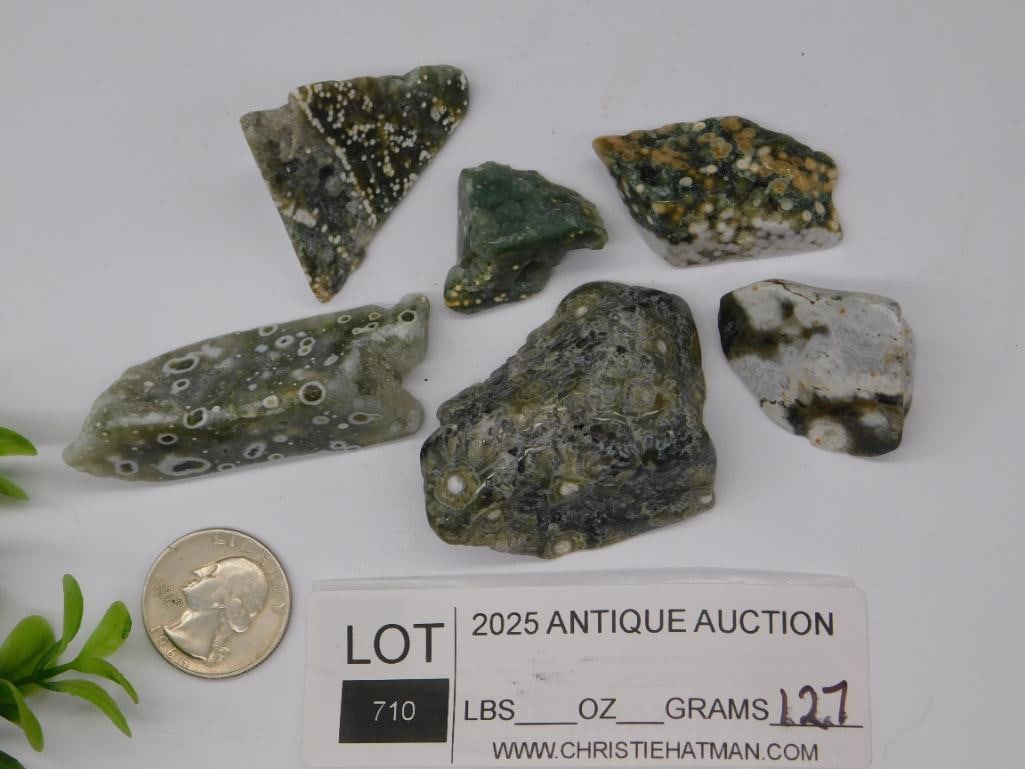 OCEAN JASPER ROCK STONE LAPIDARY SPECIMEN - 3