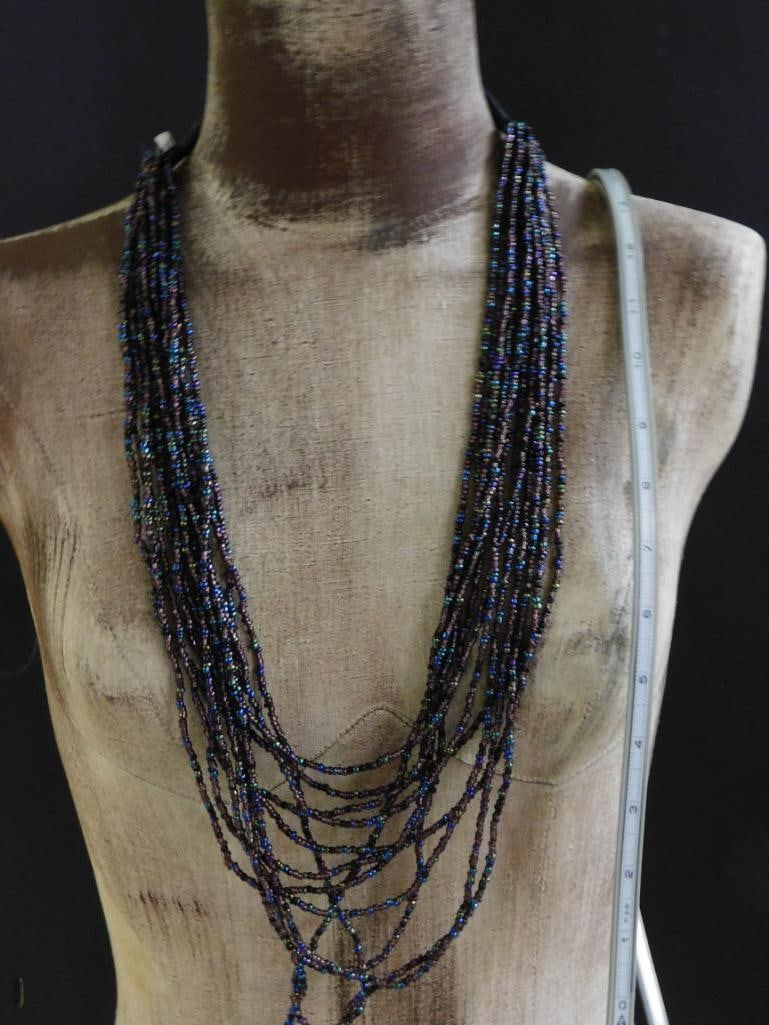 MULTISTRAND SEED BEAD NECKLACE - 3