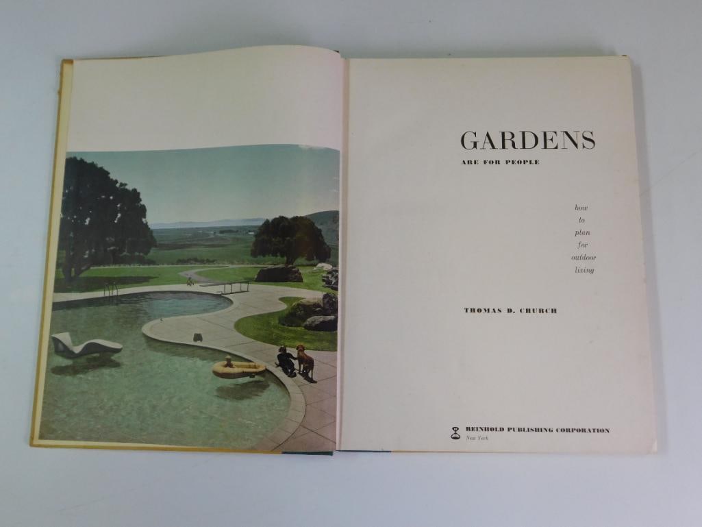 1955 GARDENS ARE FOR PEOPLE BOOK BY THOMAS D CHURCH: 1955 GARDENS ARE FOR PEOPLE BOOK BY THOMAS D CHURCH