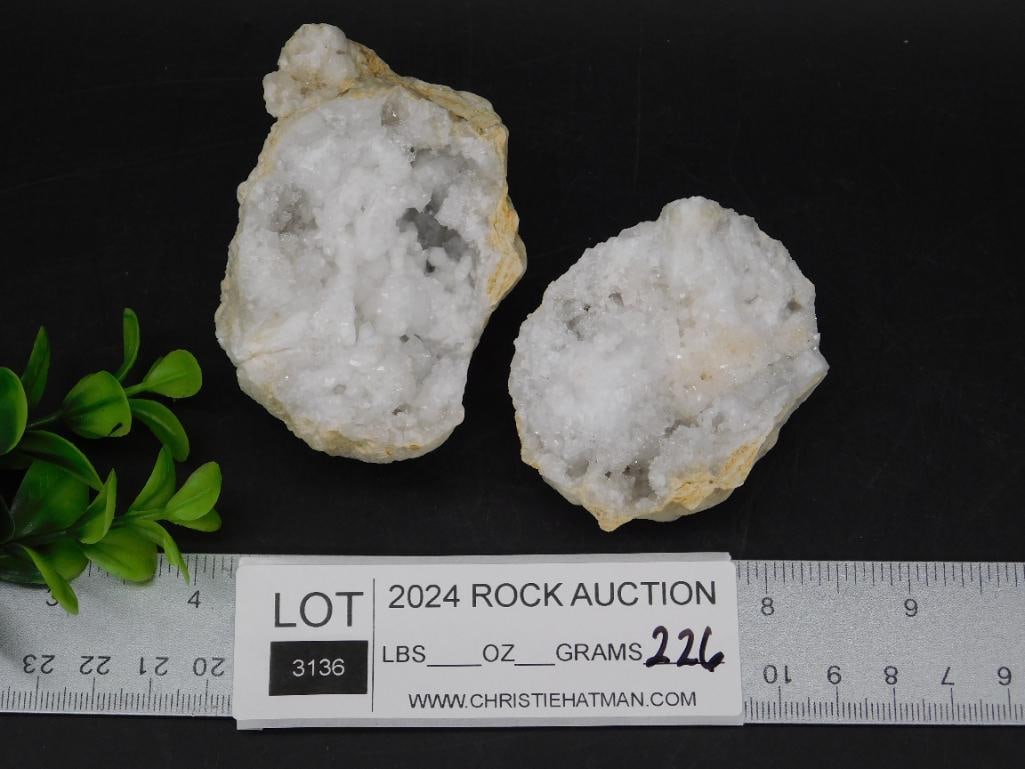 GEODE ROCK STONE LAPIDARY SPECIMEN - 3