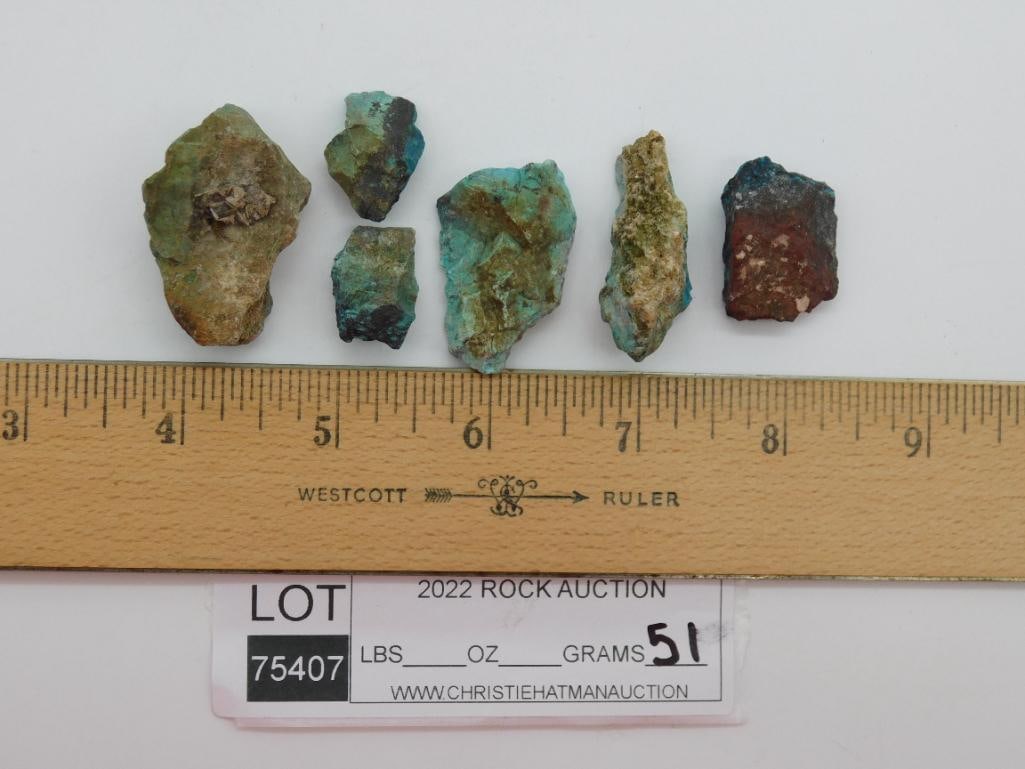 CHRYSOCOLLA ROCK STONE LAPIDARY SPECIMEN - 2