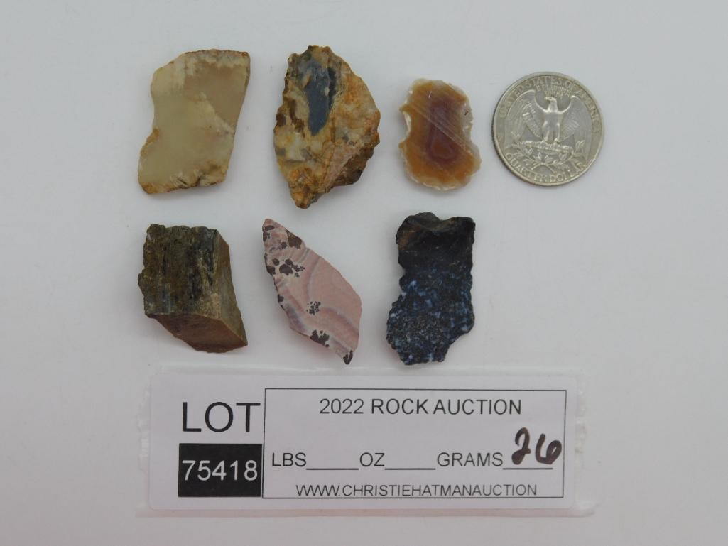 MIXED ROCK STONE LAPIDARY SPECIMEN - 2