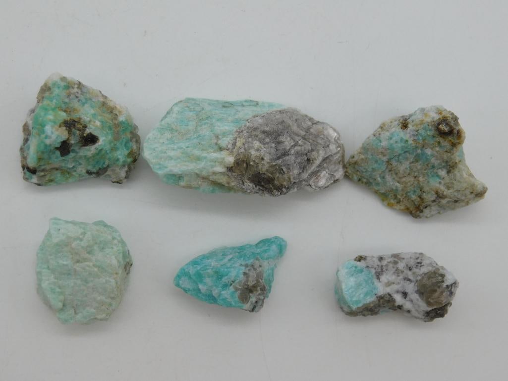 AMAZONITE ROCK STONE LAPIDARY SPECIMEN: AMAZONITE ROCK STONE LAPIDARY SPECIMEN